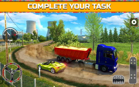 اسکرین شات 2 بازی PK Cargo Truck Transport Game