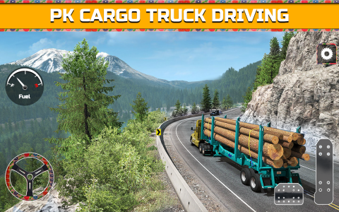 اسکرین شات 1 بازی PK Cargo Truck Transport Game