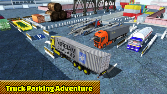 اسکرین شات بازی Truck Parking Truck Games 5