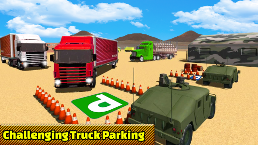 اسکرین شات بازی Truck Parking Truck Games 1