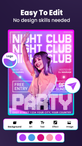 اسکرین شات 3 برنامه Poster Maker - Flyer Maker