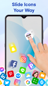اسکرین شات 5 برنامه Rolling Icon: 3D Wallpaper