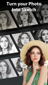 اسکرین شات 2 برنامه Pencil Sketch Photo Editor