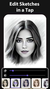 اسکرین شات 3 برنامه Pencil Sketch Photo Editor
