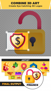 اسکرین شات برنامه 3D Logo Maker and Logo Creator 6