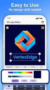 اسکرین شات 3 برنامه 3D Logo Maker and Logo Creator