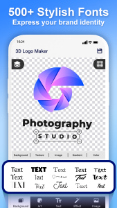 اسکرین شات 4 برنامه 3D Logo Maker and Logo Creator