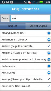اسکرین شات برنامه IBM Micromedex Drug Int. 1