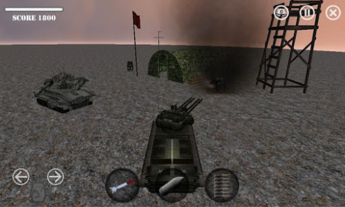 اسکرین شات بازی Battle of Tanks 3D Reloaded 1