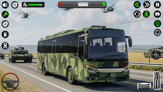 اسکرین شات 6 بازی Army Bus Transporter Coach Fun