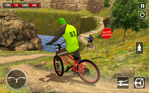 اسکرین شات بازی BMX Offroad Bicycle Rider Game 1