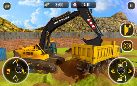 اسکرین شات بازی Excavator Construction Jcb 3D 2