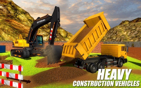 اسکرین شات بازی Excavator Construction Jcb 3D 5