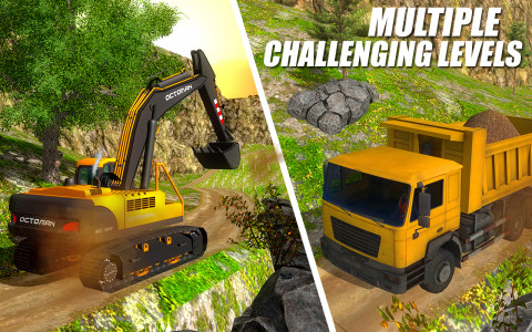 اسکرین شات بازی Excavator Construction Jcb 3D 1
