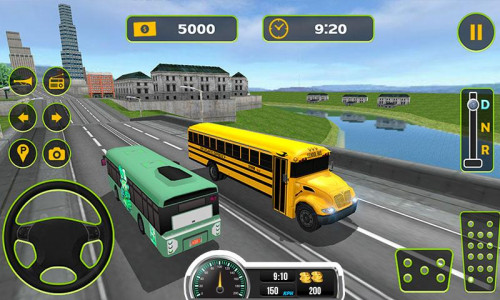 اسکرین شات بازی School Bus Driving Game 2