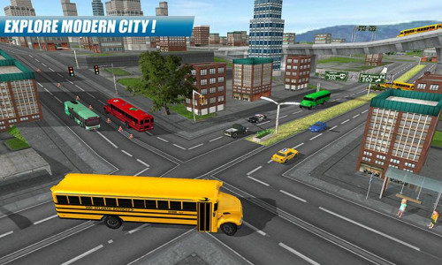 اسکرین شات بازی School Bus Driving Game 3