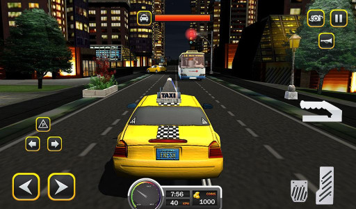 اسکرین شات 5 بازی USA City Taxi Driver Mania Fun