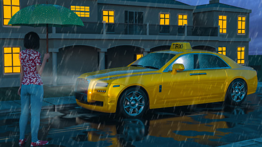 اسکرین شات 1 بازی USA City Taxi Driver Mania Fun