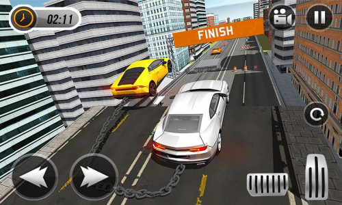 اسکرین شات بازی Chained Cars 3D Racing Game 3