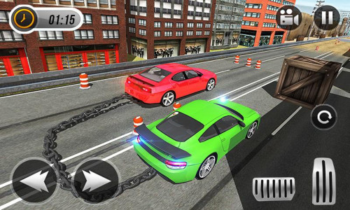 اسکرین شات بازی Chained Cars 3D Racing Game 1