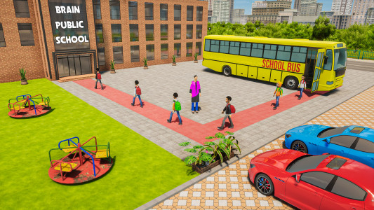 اسکرین شات بازی School Bus Driving Games 3D 1
