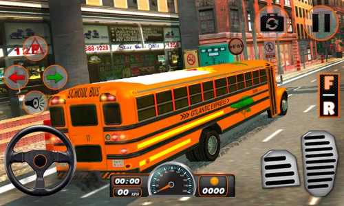 اسکرین شات بازی School Bus Driving Games 3D 7