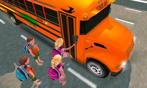 اسکرین شات بازی School Bus Driving Games 3D 6