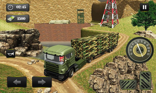 اسکرین شات بازی US OffRoad Army Truck Driver 3