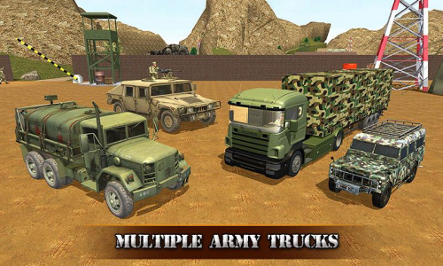 اسکرین شات بازی US OffRoad Army Truck Driver 1