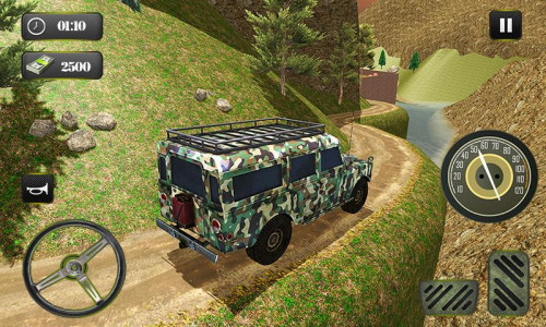 اسکرین شات بازی US OffRoad Army Truck Driver 5