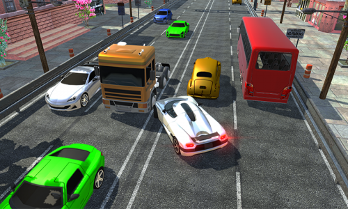 اسکرین شات بازی City Traffic Racing Driving 2