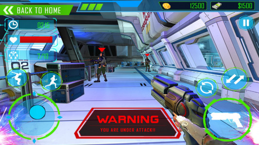 اسکرین شات بازی Robot Gun Shooting Games War 4