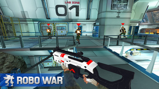 اسکرین شات بازی Robot Gun Shooting Games War 2