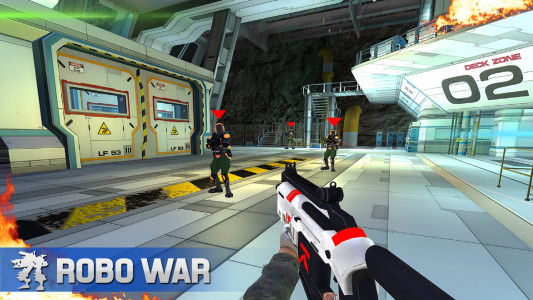 اسکرین شات بازی Robot Gun Shooting Games War 1