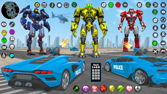 اسکرین شات بازی US Police Robot Car Transform 3