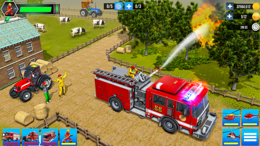اسکرین شات 5 بازی Firefighter: FireTruck Games