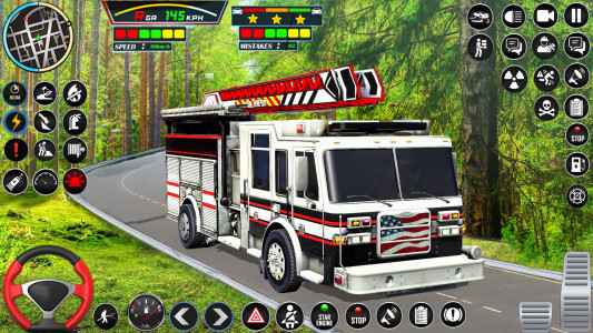 اسکرین شات بازی Firefighter: FireTruck Games 2