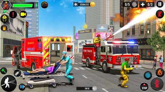 اسکرین شات 6 بازی Firefighter: FireTruck Games