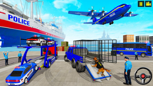 اسکرین شات برنامه Police Transporter Cargo Ship 3