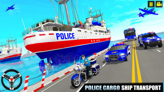 اسکرین شات برنامه Police Transporter Cargo Ship 2