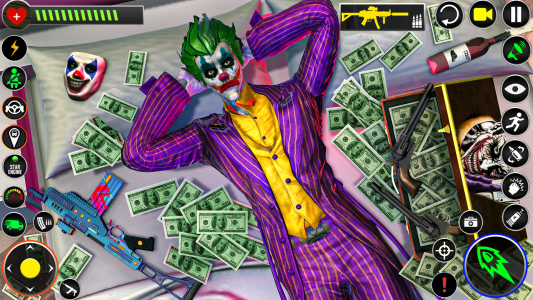 اسکرین شات بازی Killer Clown Bank Robbery Game 7