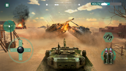 اسکرین شات بازی Tank Attack Blitz: War Game 1