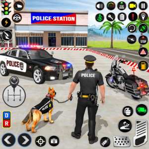 اسکرین شات بازی Police Dog Crime Chase Game 3D 1