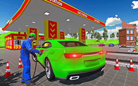 اسکرین شات بازی New Gas Station Car Driving Sim: Car Parking Games 8