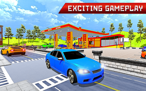 اسکرین شات بازی New Gas Station Car Driving Sim: Car Parking Games 7