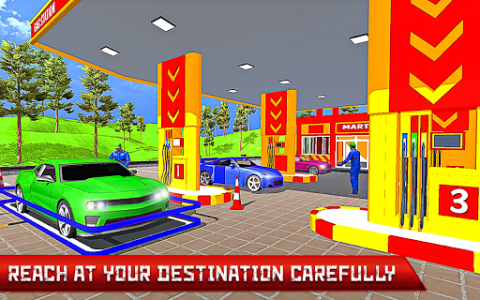 اسکرین شات بازی New Gas Station Car Driving Sim: Car Parking Games 6