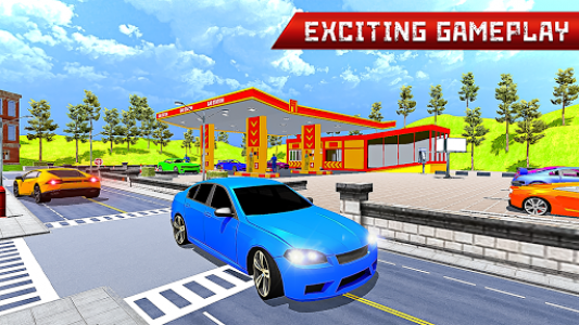 اسکرین شات بازی New Gas Station Car Driving Sim: Car Parking Games 2