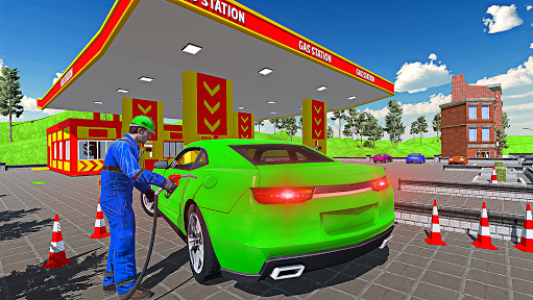 اسکرین شات بازی New Gas Station Car Driving Sim: Car Parking Games 3