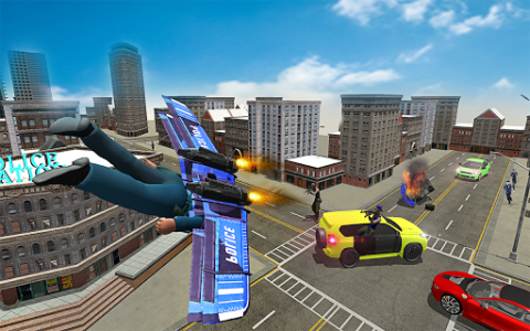 اسکرین شات برنامه Flying Jetpack Hero:Miami Gangster Crime Simulator 7