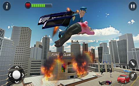 اسکرین شات برنامه Flying Jetpack Hero:Miami Gangster Crime Simulator 6